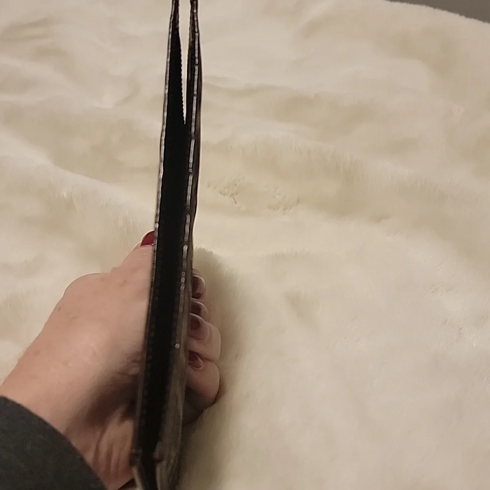 Fendi ZUCCA Monogram Canvas Leather Trim Wallet/Checkbook Cover - Picture 8 of 10